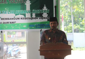 Hadiri Pengajian Majelis  Tak’lim Hubbul Wathan, Ini Harapan Wabup Tolitoli
