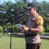 Polres Sigi Apel Pagi Akhiri Operasi Mantap Brapata
