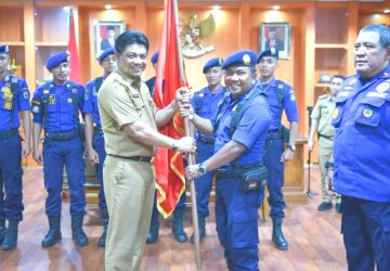 Lepas Kontingen Damkar Palu Sekda Harap Tampil Maksima