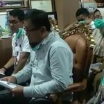 Vidcon Bupati Touna dengan Gubernur Sulteng