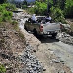 Kondisi jalan yang rusak parah (Foto : ist)