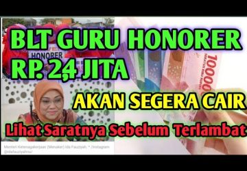 Begini Syarat Penerima BLT Guru Honorer, Silahkan Cek info.gtk.kemdikbud.go.id.Disini