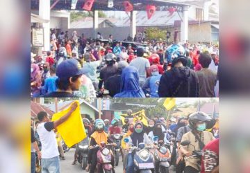 Diduga Langgar Protokol Covid-19, Dua Paslon Pilkada Touna Saling Klaim Kemenagan