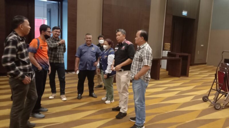 Kemenpora Survei Venue Seminar Olahraga HPN 2023 di Medan