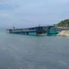 Belum Lama Dilakukan Perbaikan, KM Kapia Milik Pemkab Touna Karam di Pelabuhan Penyeberangan Desa Labuan