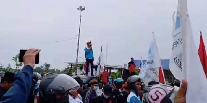 Serikat Pekerja Buruh Tuntut 6 Poin ke Pemerintah Kabupaten Morowali