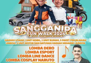 Angela Harliani Tanoesoedibjo Hadiri Sangganipa Ful Walk 2024: Hadiah Rumah, Mobil, Motor dan Jutaan Rupiah Menanti Peserta!