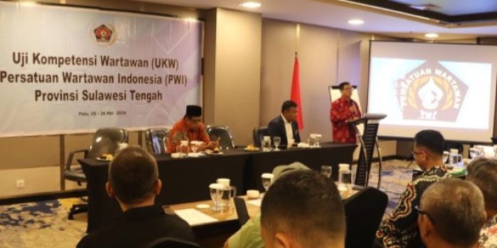 Puluhan Wartawan Ikut UKW di Palu, Ini 3 Pesan Penting Ketua PWI Pusat