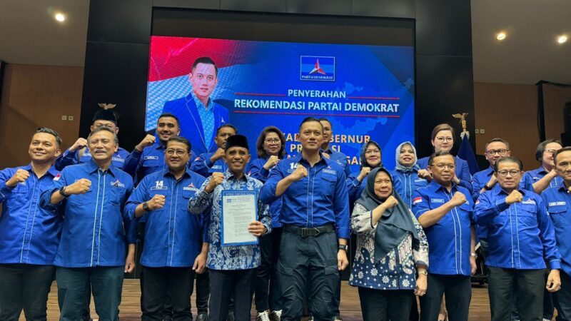 Pasangan Anwar Hafid – Reny A Lamadjido Terima Rekomendasi B1KWK dari Partai Demokrat