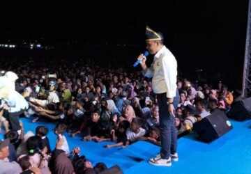 Deklarasi Pasangan BERANI di Salakan: Rezeki Nomplok bagi Pedagang Kaki Lima