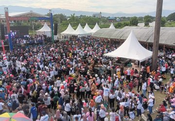 Belasan Ribu Masyarakat Kota Palu Ikut Jalan Sehat BERANI 