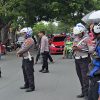 Ratusan Personil Gabungan Polda dan Polres Palu Amankan Jalan Sehat BERANI 