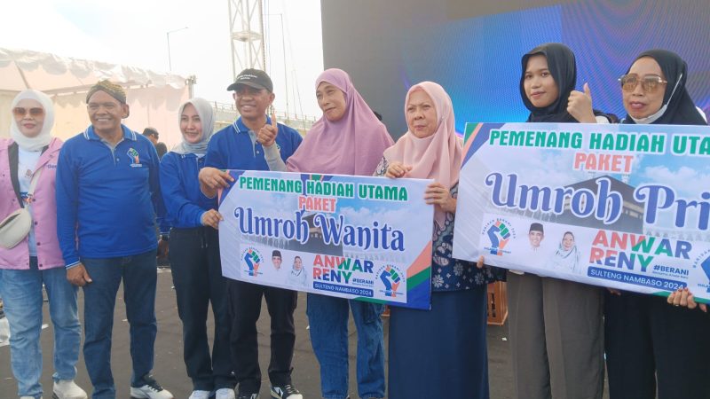 Jalan Sehat BERANI: Refly Non-Muslim Raih Umroh, Jadi Sorotan Acara Meriah di Palu