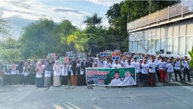 Ratusan Abnaul Khairaat Dukung Pasangan  Anwar – Reny di Pilgub Sulteng 2024, Simak Penjelasannya