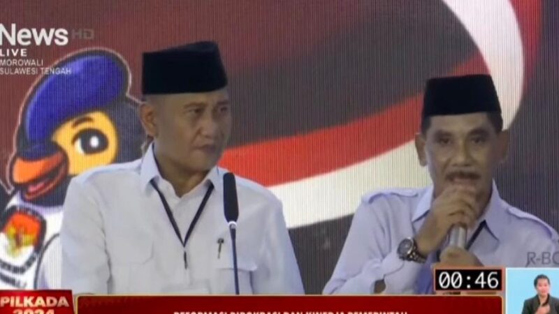 Rachmansyah-Harsono Tampil Meyakinkan di Debat Pilkada Morowali, Usung Program Pro-UMKM dan Pengentasan Kemiskinan