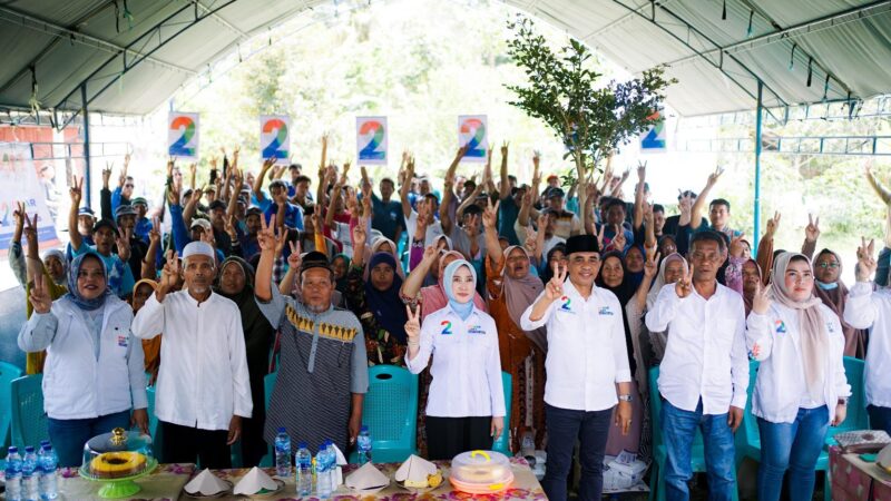 Kampanye di Pamona Selatan dan Lore Barat, Anwar Hafid: Pilih Pemimpin yang Memahami Kebutuhan Rakyat dan Rekam Jejak Jelas