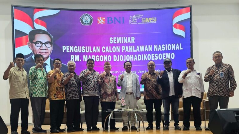BNI 46 Dukung SMSI Pengusulan RM Margono Djojohadikusumo sebagai Pahlawan Nasional