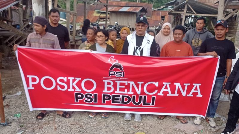 Peduli Korban Gempa Sigi, PSI Sulteng Kerahkan Ambulans dan Salurkan 1.500 Paket Bantuan