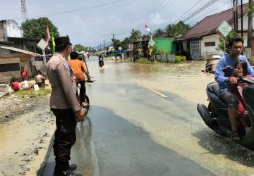 Banjir Rendam Jalan Trans Sulawesi dan Permukiman Warga di Desa Sendana