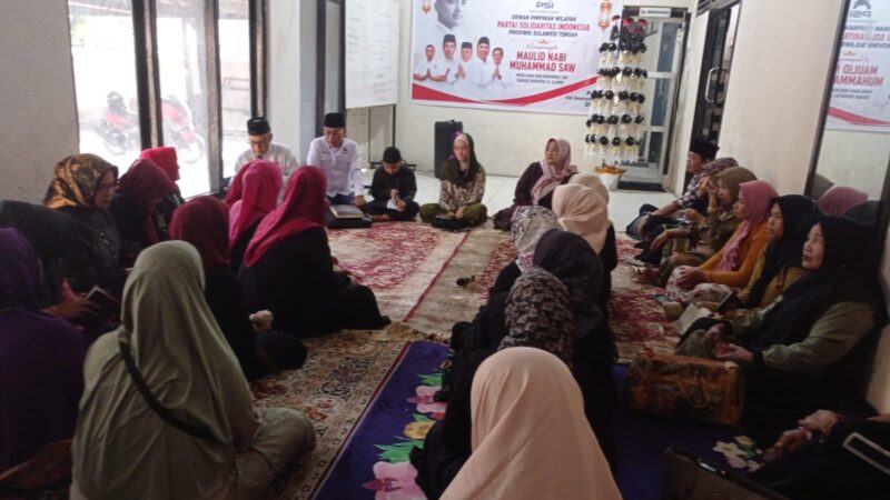 PSI Sulteng Laksanakan Maulid Nabi Muhammad SAW; Ajak Kader Teladani Akhlak Rasulullah