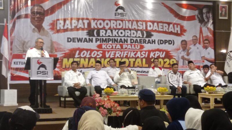 Rakorda PSI Palu Dibanjiri 2000-an Kader, Ahmad Ali Tekankan Pentingnya Solidaritas