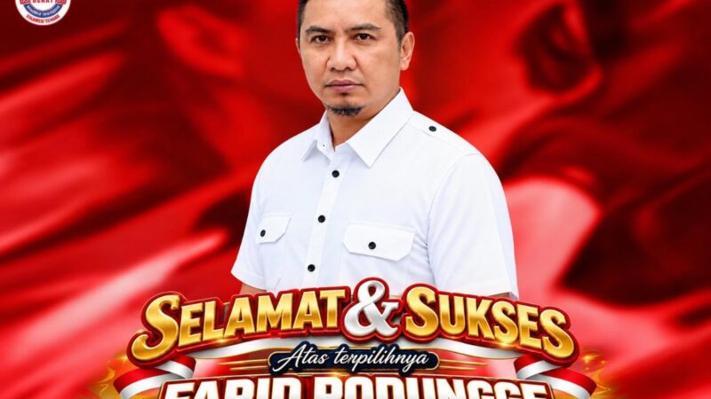 Farid Podungge Nahkodai PABERSI: Dari Sulteng Kita Bisa